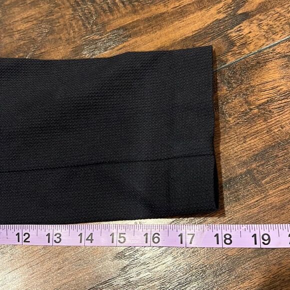 eileen fisher funnel neck long shaped blazer jacket size S in EUC snap buttons - Picture 9 of 10